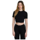 Target Γυναικεία κοντομάνικη μπλούζα Rib Crop Top